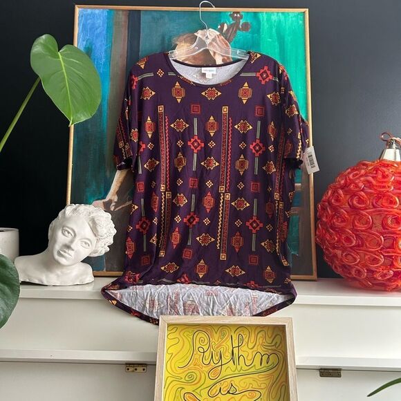 NWT Lularoe Oversize Top Irma XXS - Picture 7 of 16